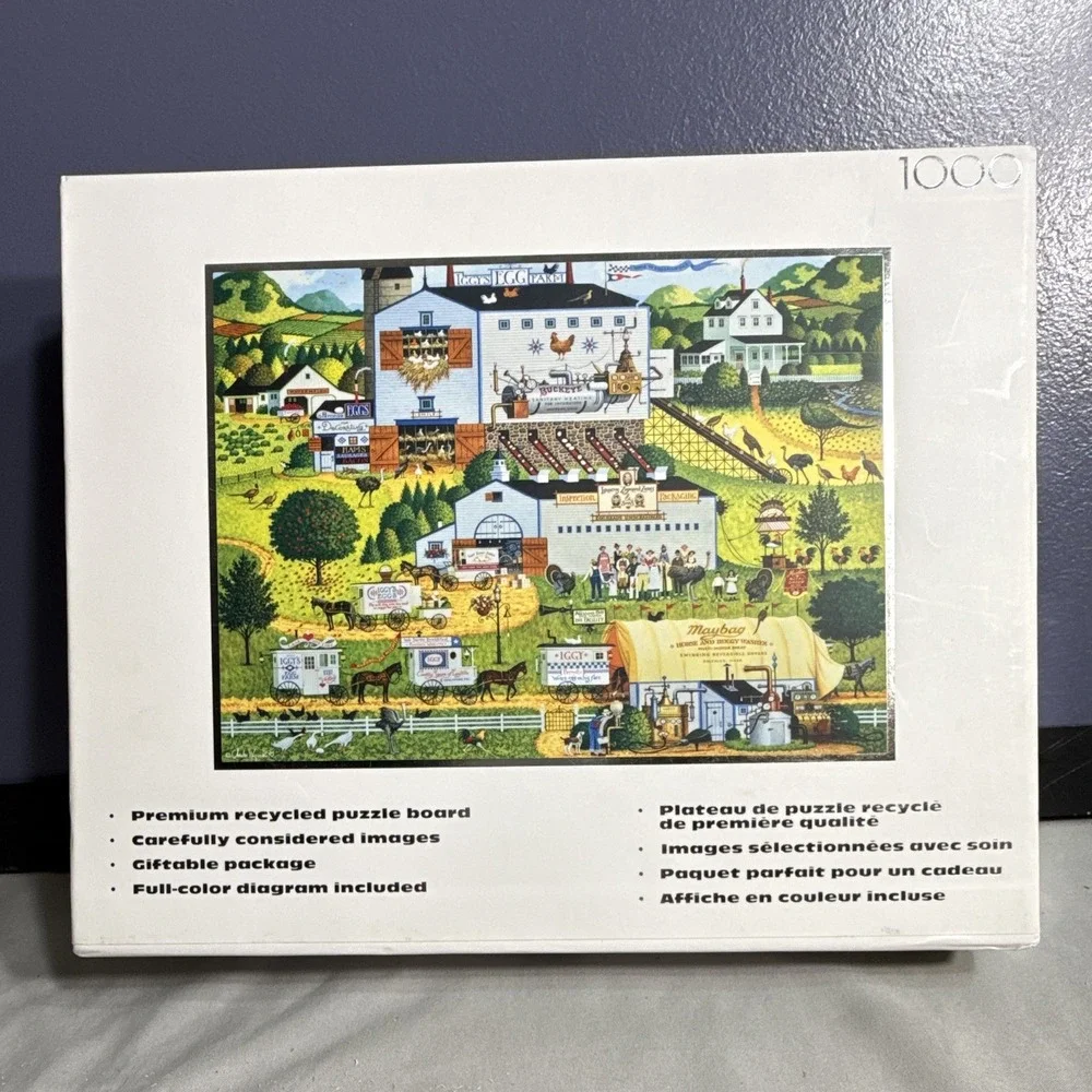 Buffalo Games Silver Select Charles Wysocki Farm 1000-Piece Jigsaw Puzzle
